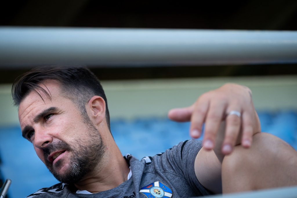 Aritz López Garai, entrenador del CD Tenerife