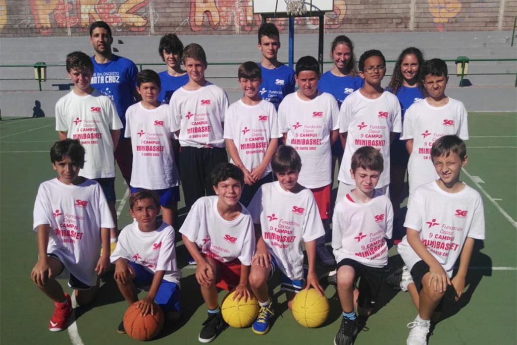 La Fundación Cepsa, motor del minibasket en Santa Cruz de Tenerife