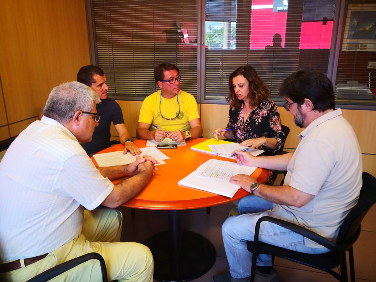 Un momento de la reunión para el dispositivo por las perseidas. DA