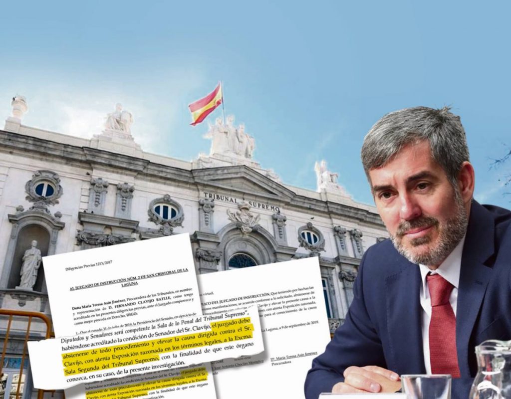 Clavijo reclama su privilegio para no ser juzgado como un canario más. DA