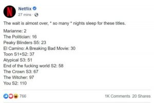 Publicación de Netflix