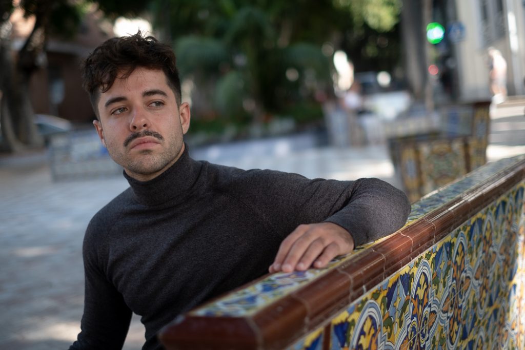Omar Batista, cabeza de lista de Más País-Equo al Congreso por la provincia de Santa Cruz de Tenerife. / FRAN PALLERO