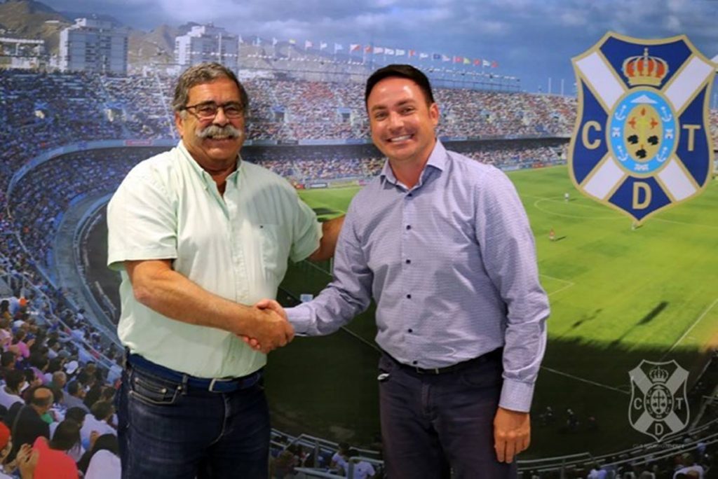 Pedro Rodríguez Zaragoza y Roberto Mickel. CD Tenerife