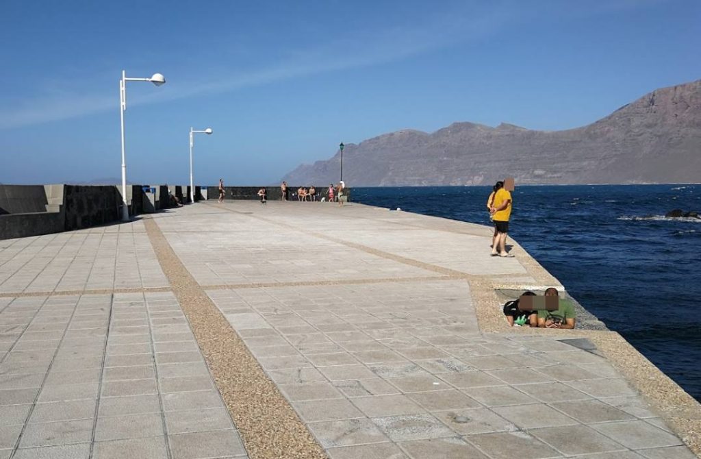 Muelle de Playa Famara. Google Maps (Mike Danko)