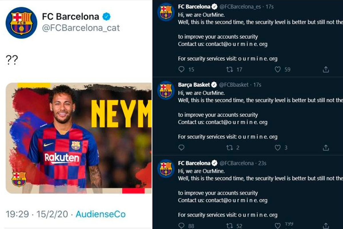 CUENTAS TWITTER BARÇA HACK
