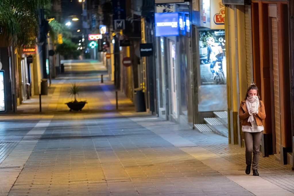Calles Santa Cruz vacías durante el estado alarma por coronavirus