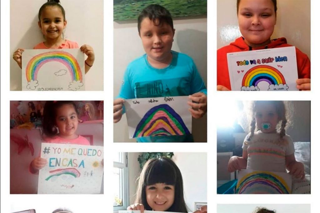 CEIP TINCER INICIATIVA ARCOIRIS CORONAVIRUS