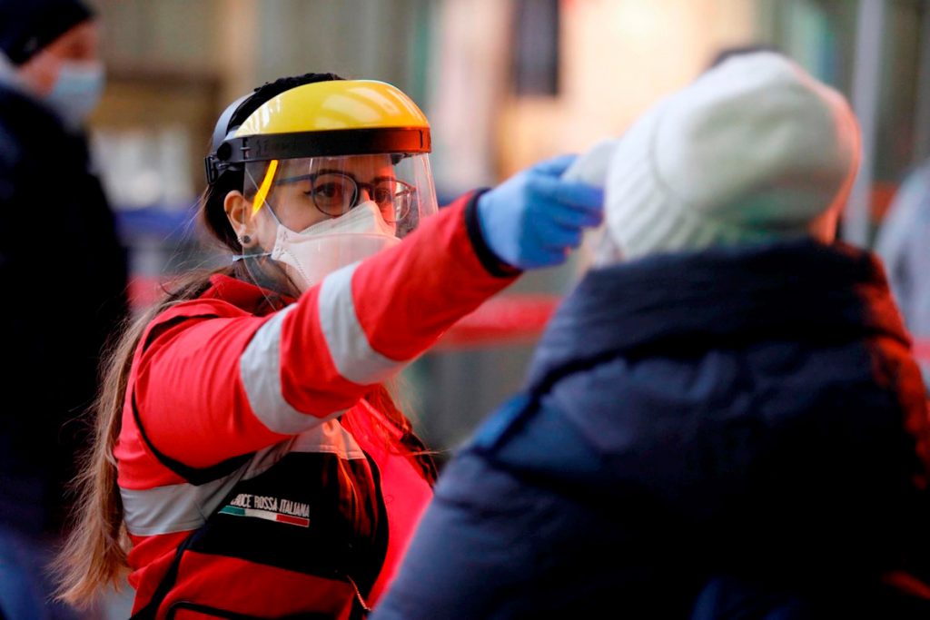 Controles temperatura coronavirus Italia