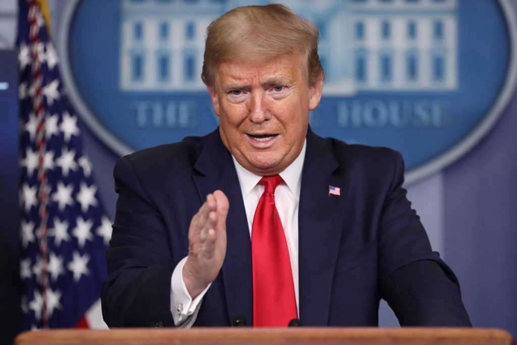 El presidente de Estados Unidos, Donald Trump. EP