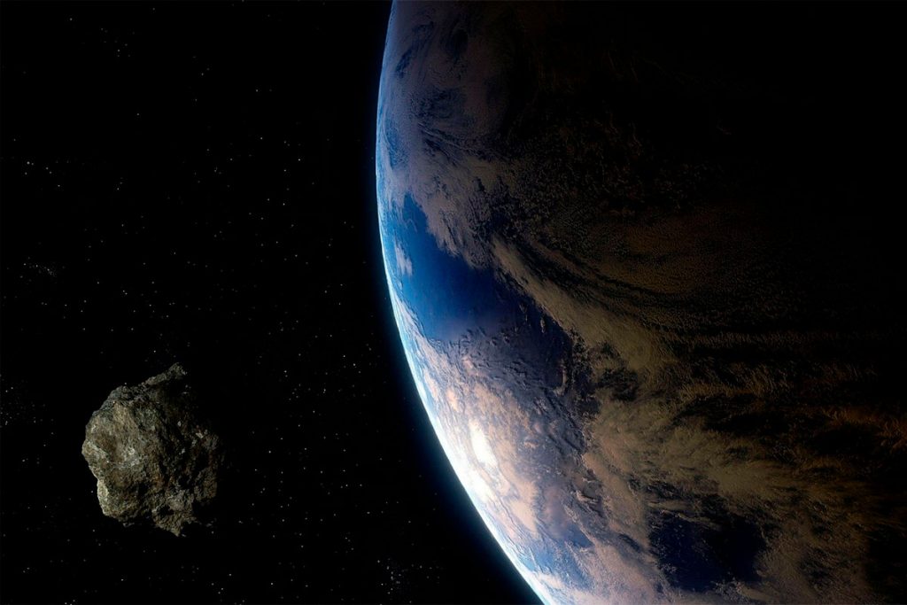 ASTEROIDE TIERRA RENDER