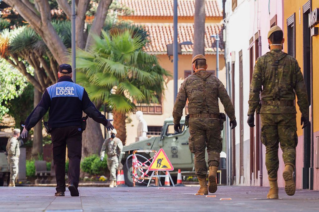 CONFINAMIENTO CANARIAS SEGURIDAD UME POLICÍA
