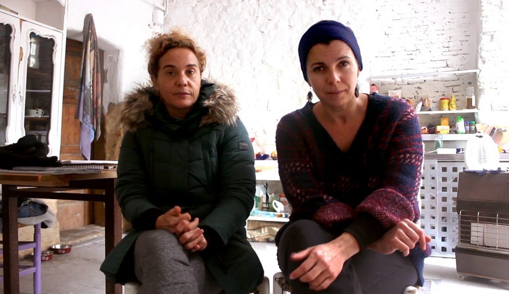 Las artistas grancanarias Alicia Pardilla y Begoña Vega. DA