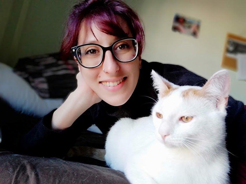 Barraquito, el gato que Celia adoptó nada más llegar a Tenerife. FOTO: DA