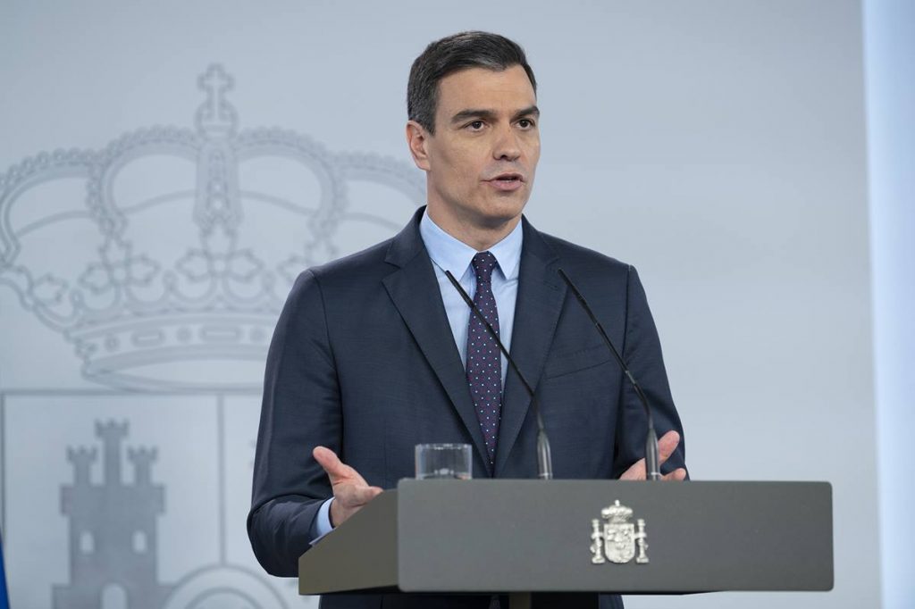 Sánchez en rueda de prensa