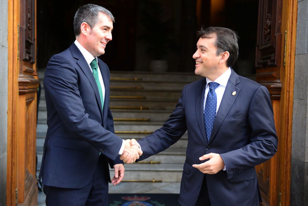 Fernando Clavijo y José Manuel Bermúdez. DA