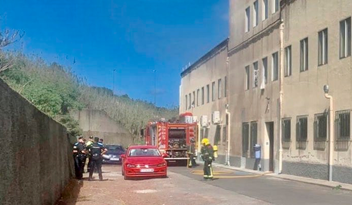 INCENDIO EDIFICIO DIOCESANO LA LAGUNA