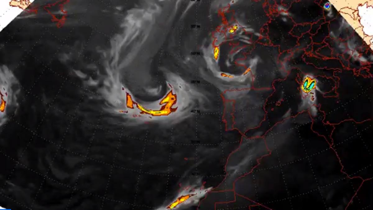 Posible borrasca en Canarias. Aemet Canarias (Twitter)
