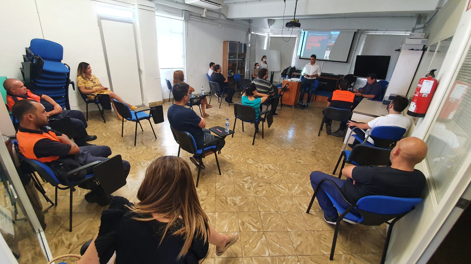 La presentación de los resultados del estudio se llevó a cabo el pasado jueves en la sede de Protección Civil. DA