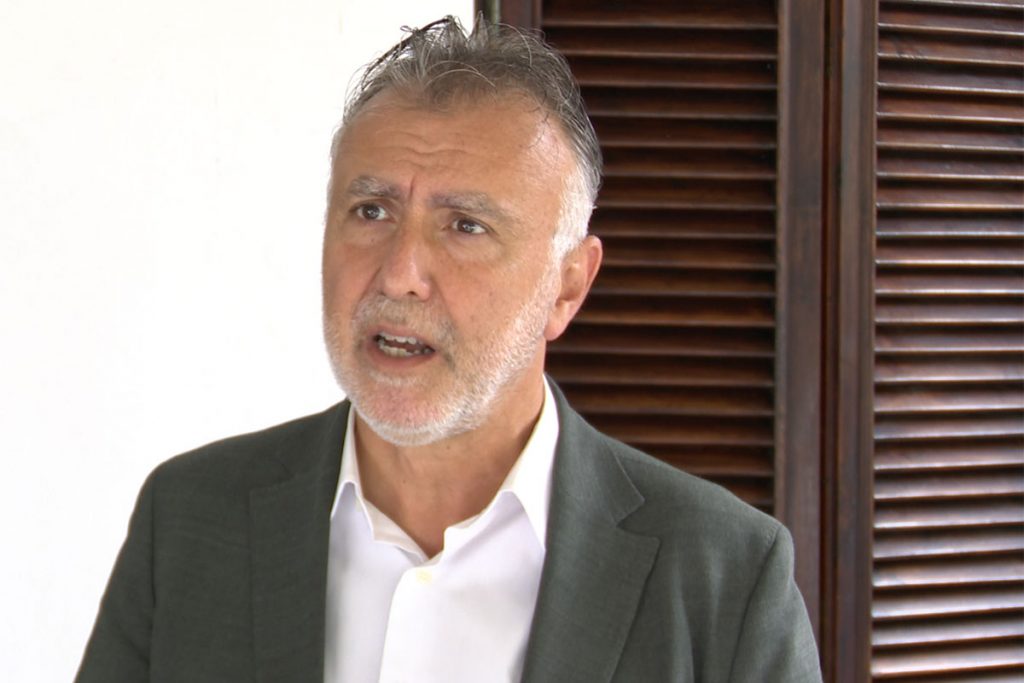 El presidente canario, Ángel Víctor Torres
