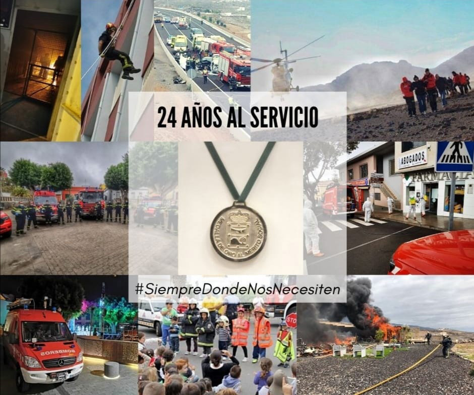 Los Bomberos Voluntarios de Guía de Isora están de aniversario