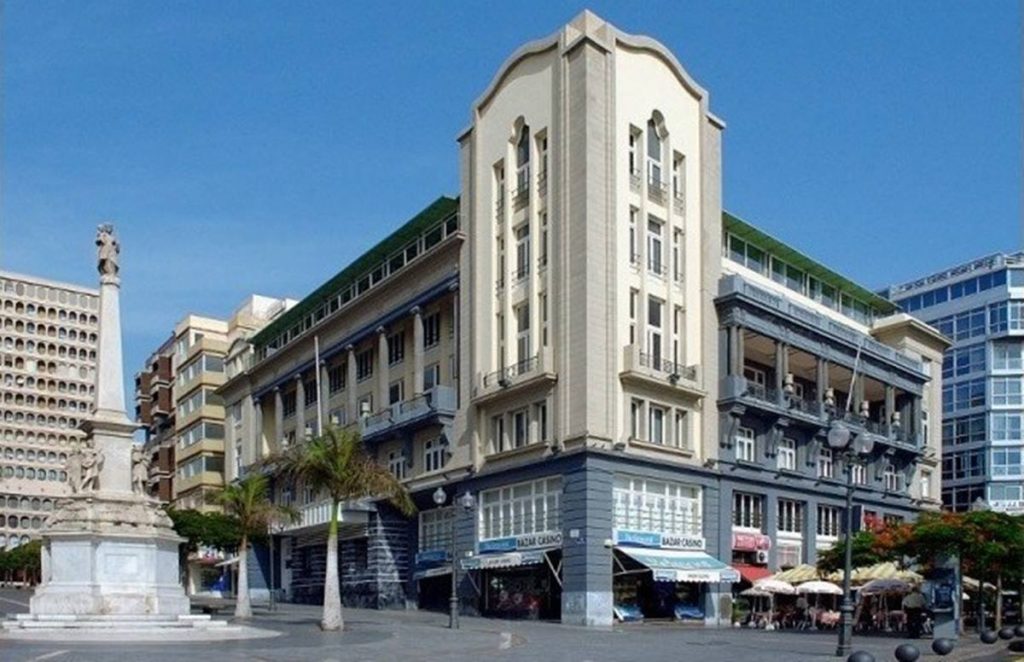 Fachada marítima del Real Casino de Tenerife en la actualidad. DA