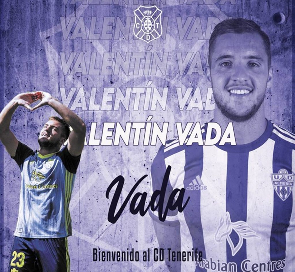Valentín Vada, nuevo fichaje del Tenerife