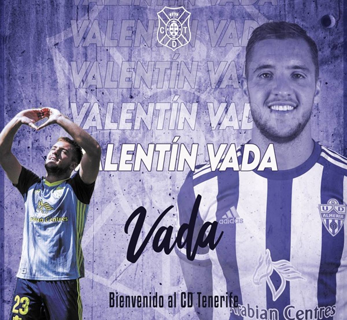 Valentín Vada, nuevo fichaje del Tenerife 