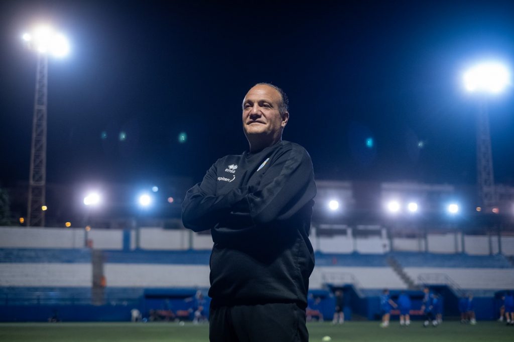 Antonio González, entrenador de la UDG Tenerife.