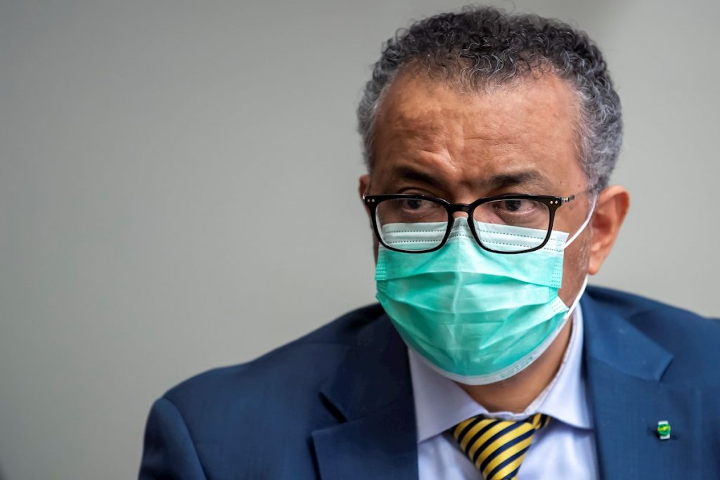 El director general de la Organización Mundial de la Salud (OMS), Tedros Adhanom Ghebreyesus