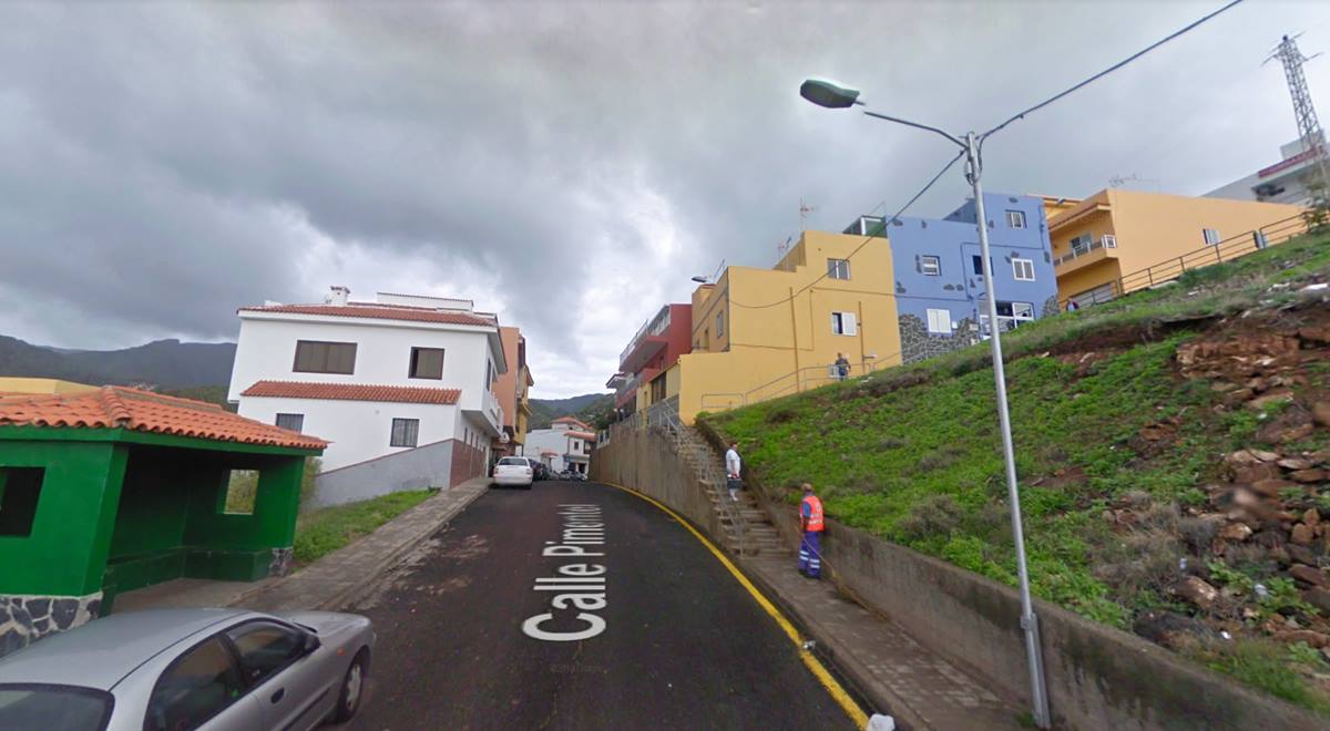 Calle en El Suculum, en Santa Cruz, imagen de recurso. Google Maps