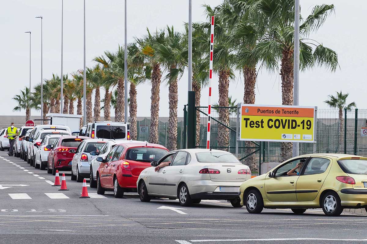 PCR - Punto de recogida de muestras en la Dársena Pesquera de Santa Cruz de Tenerife