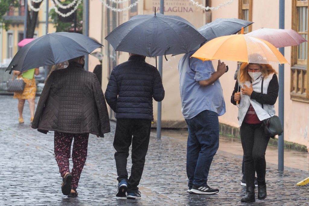 Lluvia en Tenerife