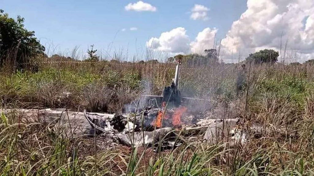 El avión accidentado del Palmas Fútbol y Regatas Twitter (@eldiario)