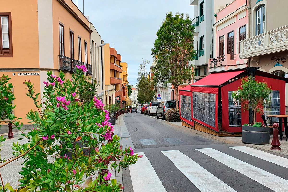 Imagen de una calle de La Orotava