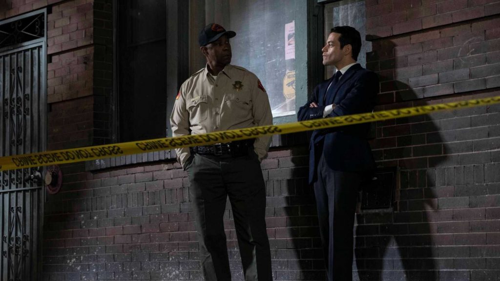 Denzel Washington y Rami Malek van tras un asesino en serie en ‘Pequeños detalles’.