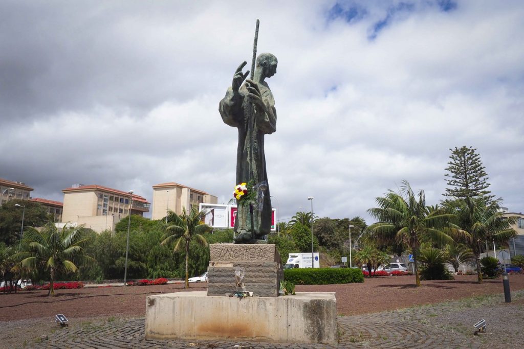 La escultura del Padre Anchieta, regalo de Brasil a La Laguna, ser&aacute; restaurada por casi 85.000 euros