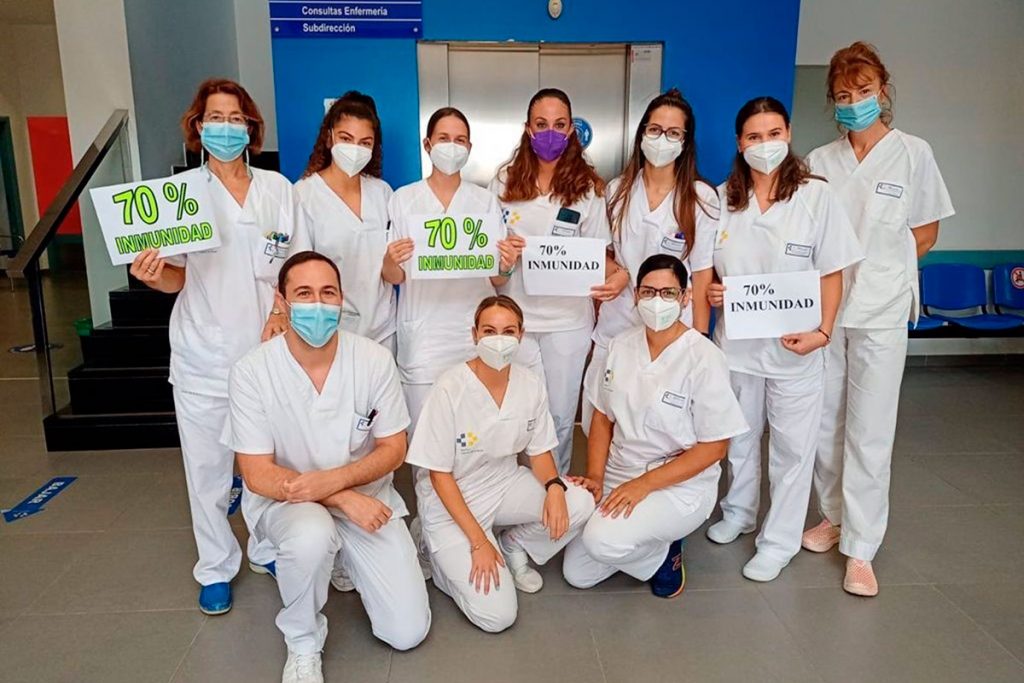 Equipo de vacunación de Lanzarote