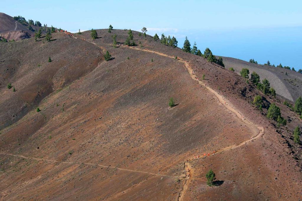 Uno de los senderos incluidos en la Red Insular de La Palma