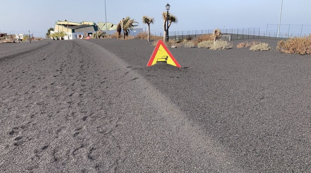 carretera entre Tazacorte y Puerto Naos
