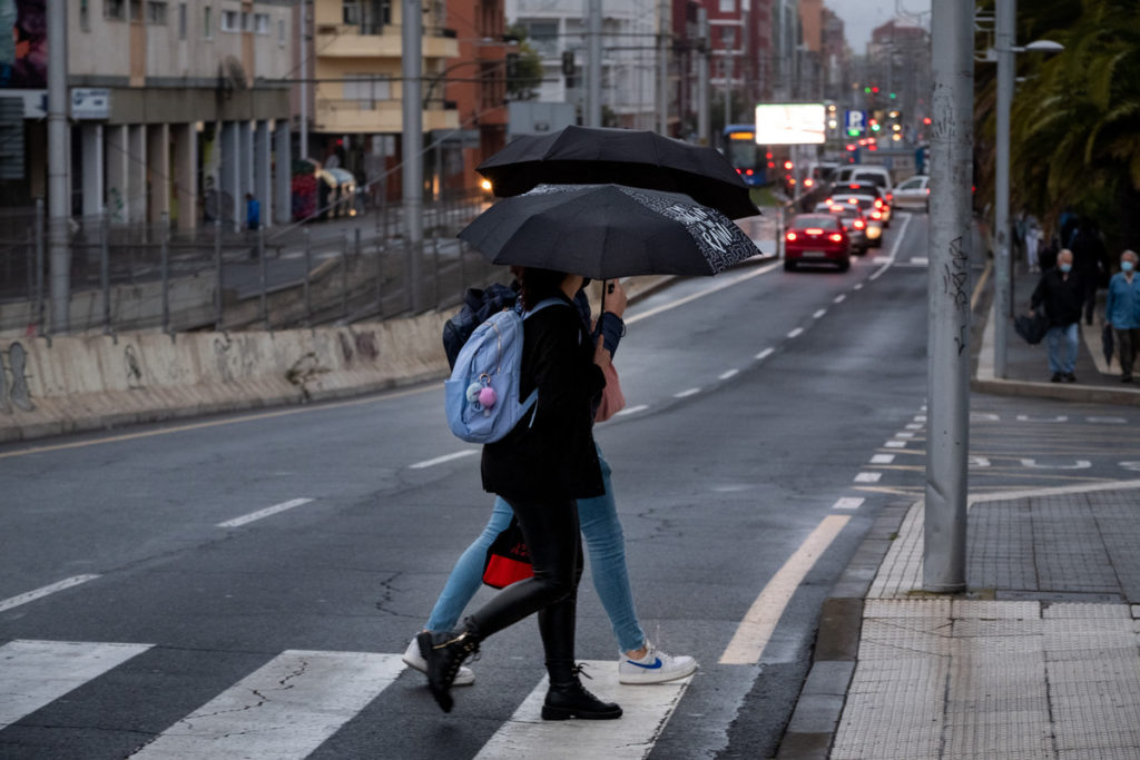 Lluvia en La Laguna. Fran Pallero