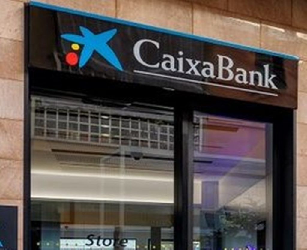 Una de las oficinas de CaixaBank en La Palma.