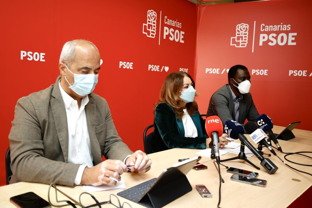 Ramón Morales, Tamara Raya y Luc André Diouf.