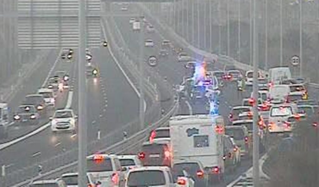Accidente de tráfico en la TF-1