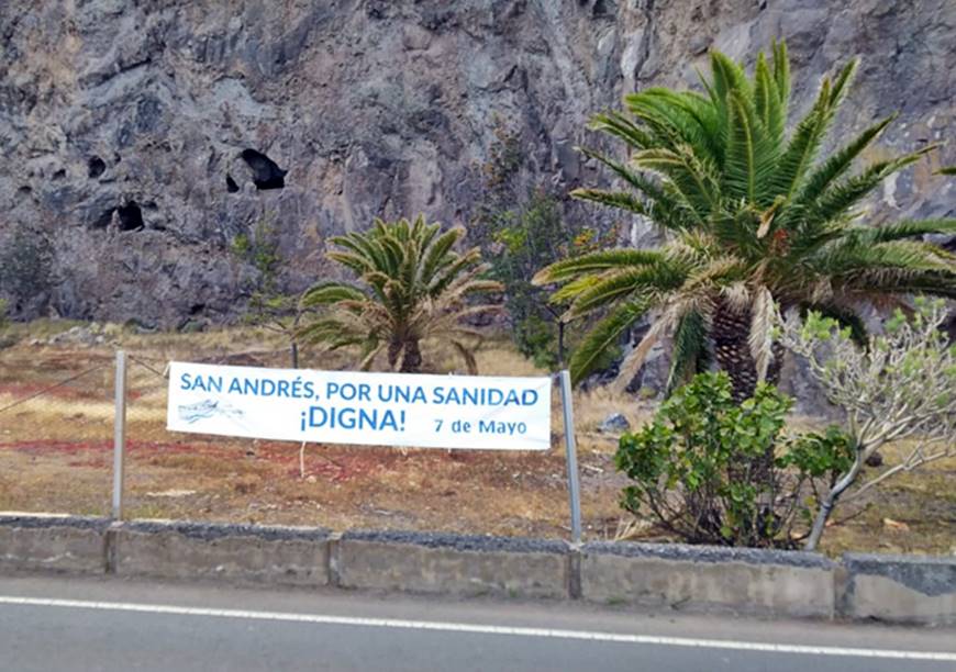San Andrés se manifiesta