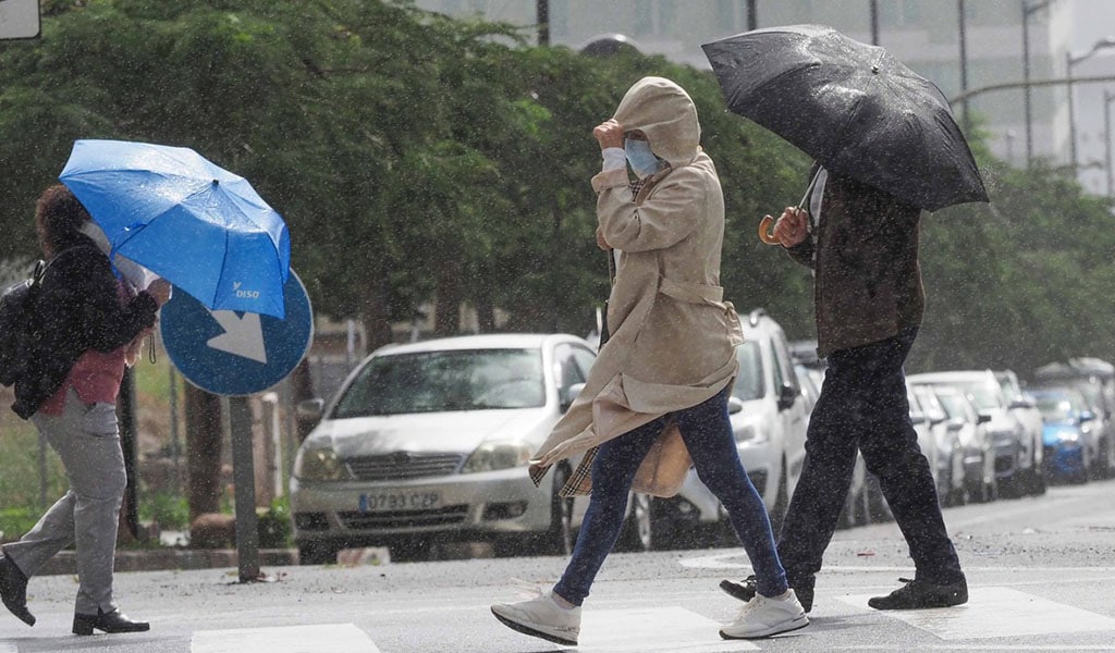 Una borrasca llega a Canarias