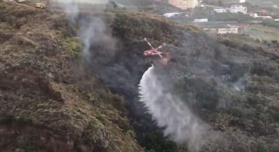 Investigados como autores de un incendio forestal en La Palma