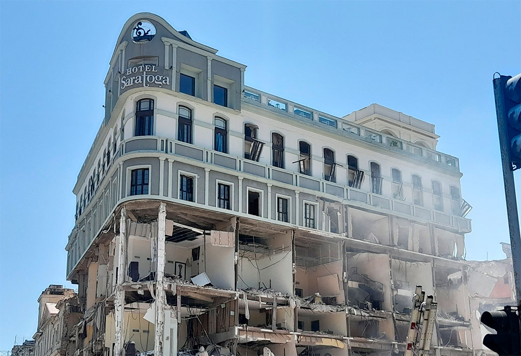 Explosión en un hotel de La Habana, Cuba
