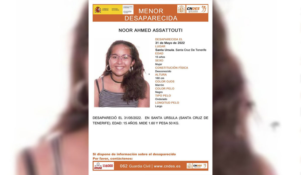 Buscan a Noor
