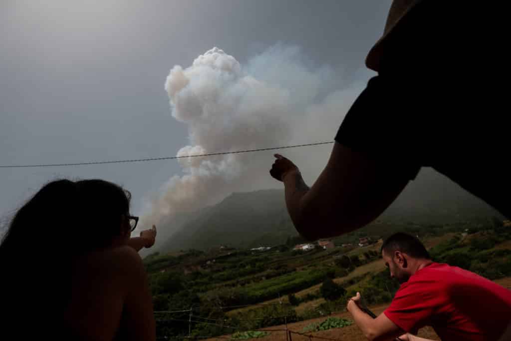 vecinos evacuados