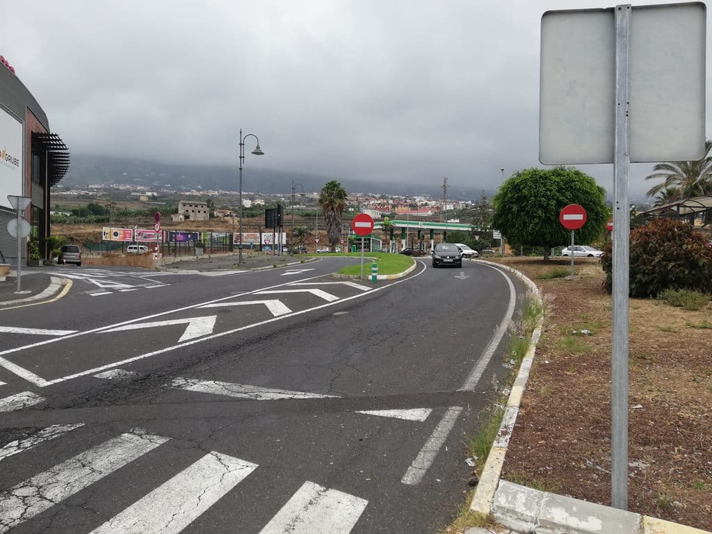 Un nuevo carril agilizará el tráfico del enlace de La Vera, en La Orotava, y la TF-5